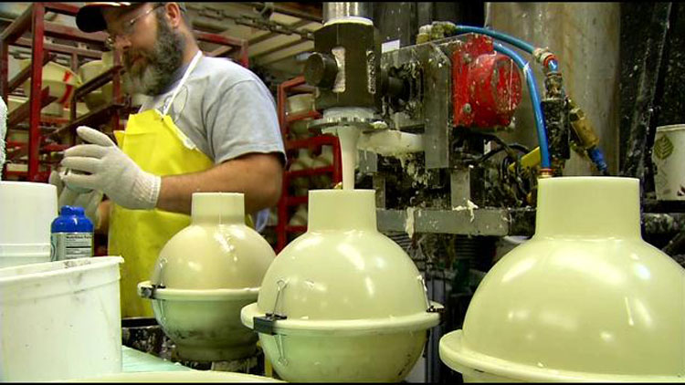 رزین توپ های بولینگ